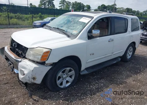 2004 Nissan Pathfinder Armada Le из США, поврежденный, VIN 5N1AA08B14N729765